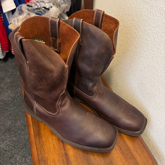 Roper distressed square toe boots #9-020-5250-00288TA - Picture 1 of 2